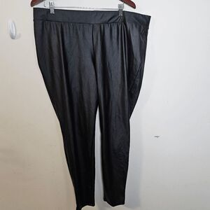 TORRID Full Length Signature Waist Faux Leather Legging 11496903 Size 3X